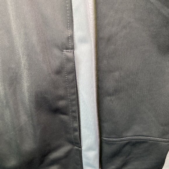 Spyder Men's Full Zip Jacket Medium Polar Gray Warm Up Track‎ Gym Activewear New - Picture 4 of 11